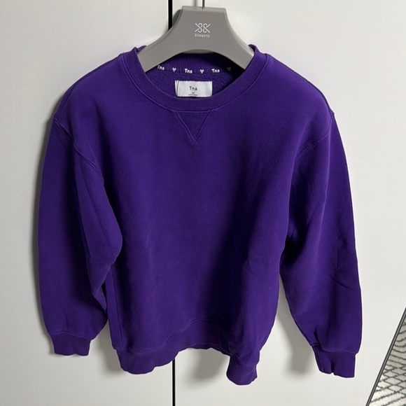 Tna Purple Crewneck Sweatshirt - Picture 1 of 3